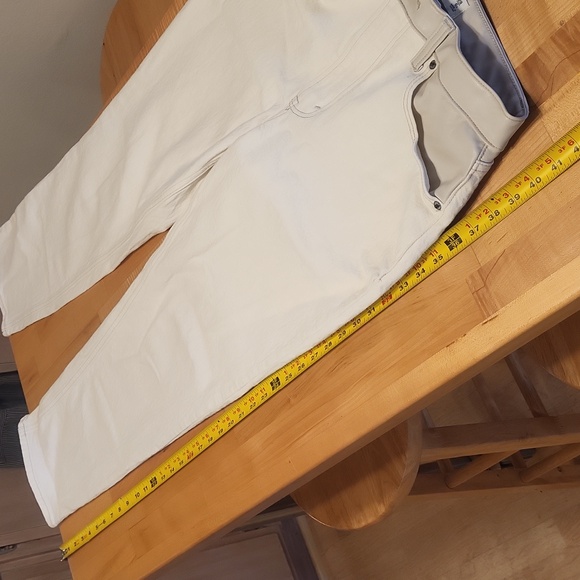 Abercrombie & Fitch The 90s Straight Ultra High Rise Curve Love  Off White Denim - Picture 10 of 12